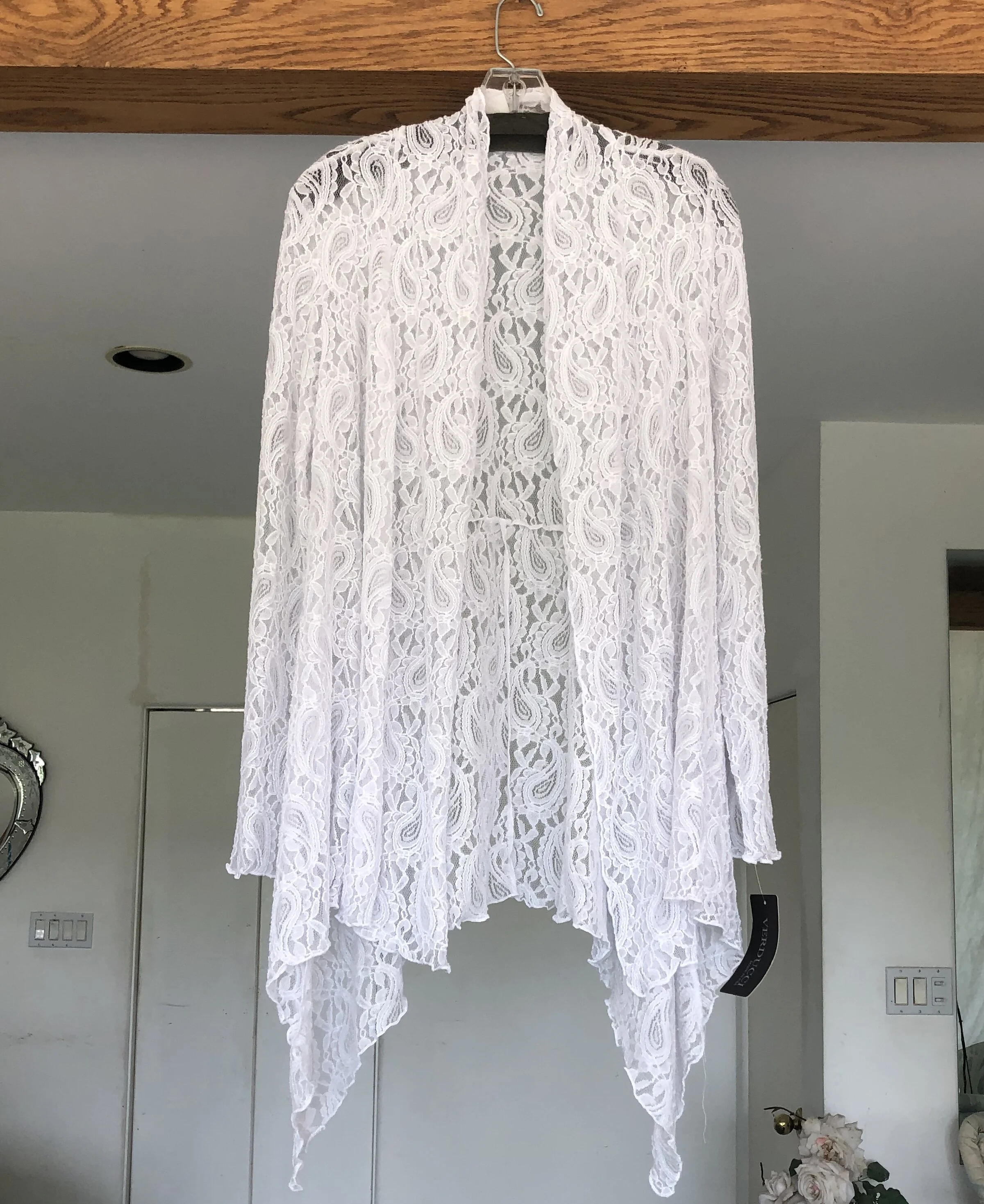 White Embroidered Lace Jacket Gorgeous GoddessWear